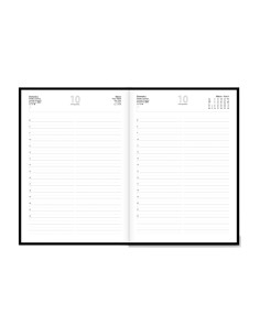 Agenda INTEMPO f.to A4 7190BO24 2 pagine per giorno copertina verde 7190BO24 2