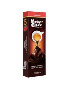 Confezione 5 praline cioccolato/caffE' PocketCoffee Ferrero FEPC5