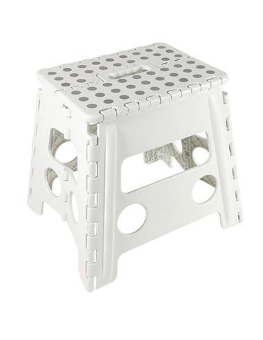 Sgabello Clic Clac alto bianco 30x22x32cm - indisp mom S1407117/B