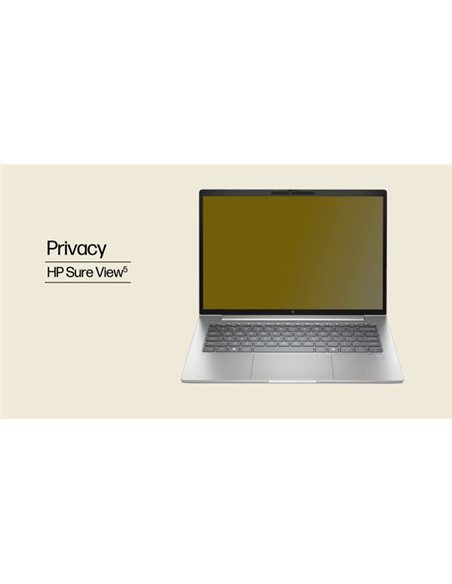 HP EliteBook G11 Intel Core Ultra 7 165U Computer portatile 35,6 cm (14) WUXGA 16 GB DDR5-SDRAM 512 GB SSD Wi-Fi 6E (802.11ax) W
