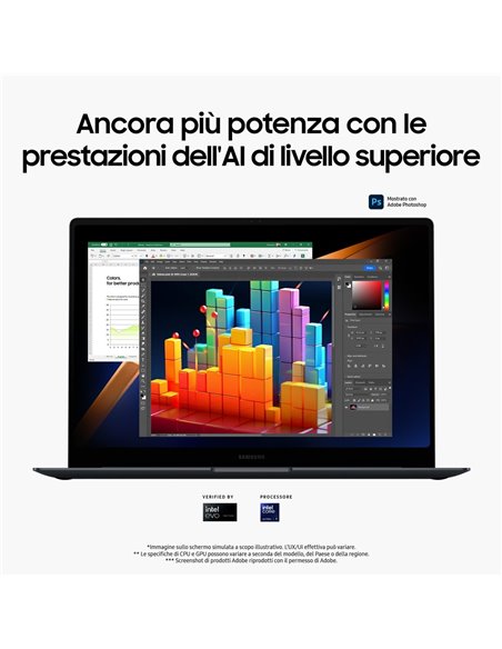 Samsung Galaxy Book4 Pro Intel Core Ultra 7 155H Computer portatile 40,6 cm (16) Touch screen WQXGA+ 16 GB LPDDR5x-SDRAM 1 TB SS