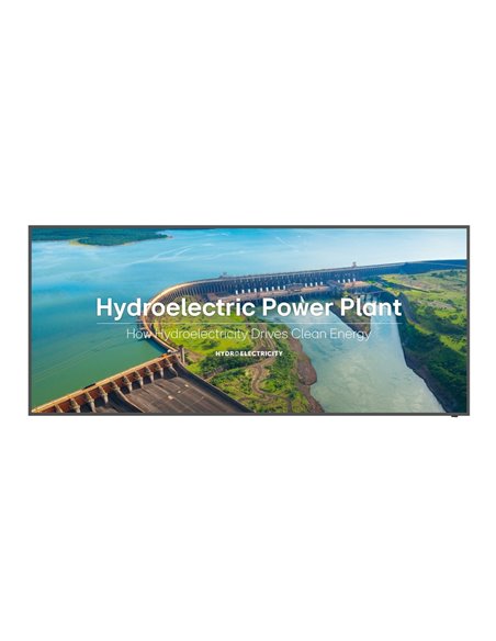 LG 105BM5P-B visualizzatore di messaggi Pannello piatto per segnaletica digitale 2,67 m (105) Wi-Fi 440 cd/m² 5K Ultra HD Nero A