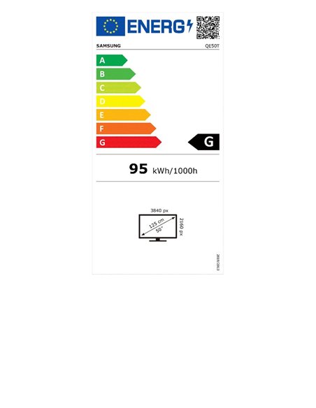 Samsung QE50T Pannello piatto per segnaletica digitale 127 cm (50) LED 300 cd/m² 4K Ultra HD Nero Tizen 4.0