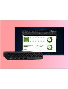 HP ProDesk 4 Mini G1i AI Intel Core Ultra 5 225T 8 GB DDR5-SDRAM 512 GB SSD Windows 11 Pro Mini PC AI PC Nero 2
