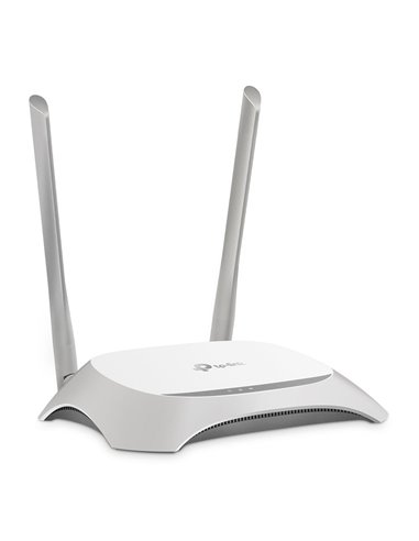 TP-Link TL-WR840N router wireless Fast Ethernet Banda singola (2.4 GHz) Grigio, Bianco