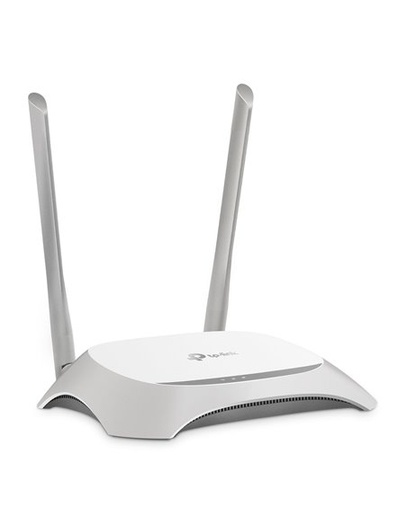 TP-Link TL-WR840N router wireless Fast Ethernet Banda singola (2.4 GHz) Grigio, Bianco