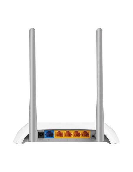 TP-Link TL-WR840N router wireless Fast Ethernet Banda singola (2.4 GHz) Grigio, Bianco