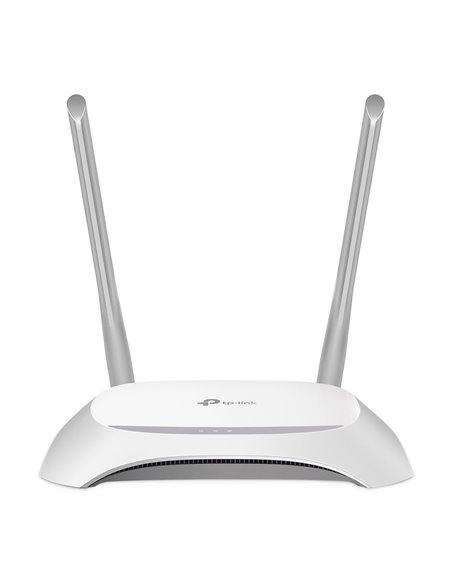 TP-Link TL-WR840N router wireless Fast Ethernet Banda singola (2.4 GHz) Grigio, Bianco