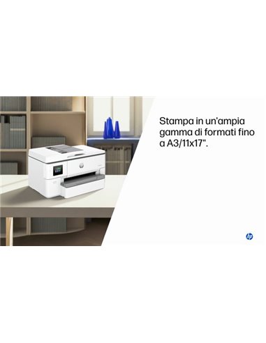 HP OfficeJet Pro 9720e Wireless All-in-One Colore Stampante, Stampa fronte/retro, fotocopiatrice, scanner