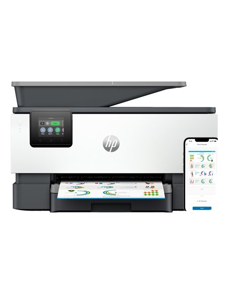 HP OfficeJet Pro 9120b Wireless All-in-One Colore Stampante, Stampa fronte/retro, fotocopiatrice, scanner