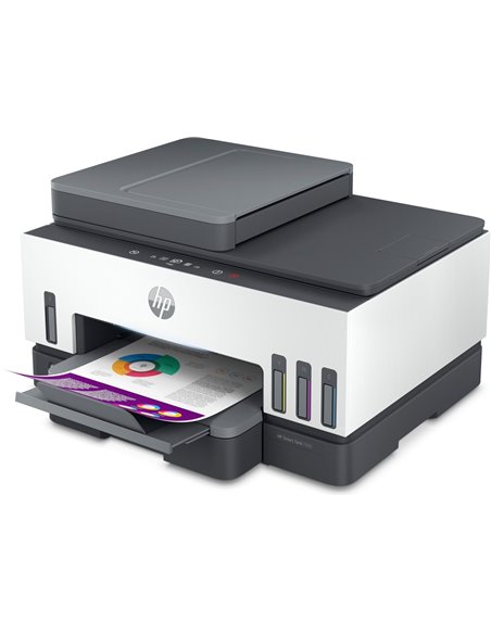 HP Smart Tank 7605 Wireless All-in-One Colore Stampante, Stampa fronte/retro, fotocopiatrice, scanner