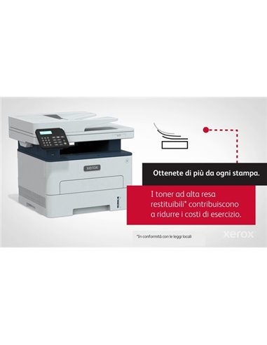 Xerox B230 A4 34 ppm Stampante fronte/retro wireless PCL5e/6 2 vassoi Totale 251 fogli
