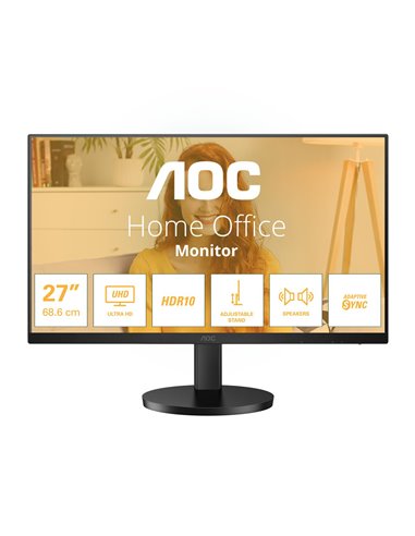 AOC U27B3AF Monitor PC 68,6 cm (27) 3840 x 2160 Pixel 4K Ultra HD LED Nero