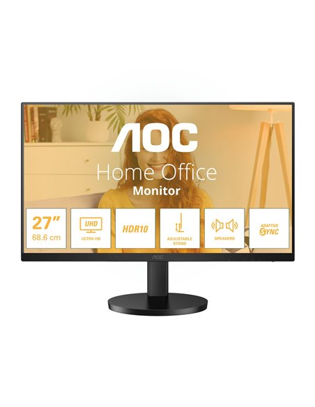 AOC U27B3AF Monitor PC 68,6 cm (27) 3840 x 2160 Pixel 4K Ultra HD LED Nero