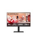 LG 27BA65QB-B.AEU Monitor PC 68,6 cm (27) 2560 x 1440 Pixel Wide Quad HD LED Nero