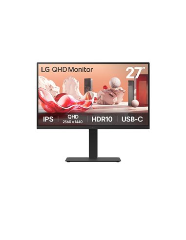 LG 27BA75QB-B.AEU Monitor PC 68,6 cm (27) 2560 x 1440 Pixel Wide Quad HD LED Nero