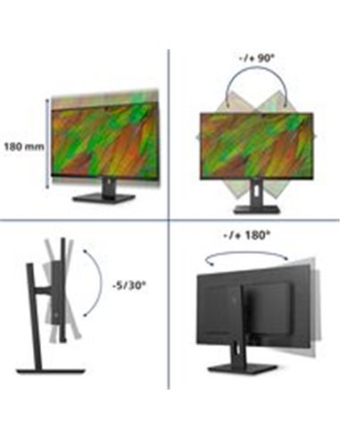Philips Serie 3000 32B1N3800/00 Monitor PC 80 cm (31.5) 3840 x 2160 Pixel 4K Ultra HD LCD Nero