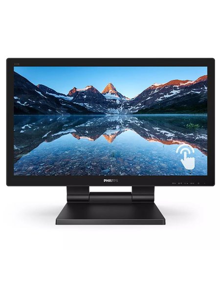 Philips B Line 222B9TA/00 Monitor PC 54,6 cm (21.5) 1920 x 1080 Pixel Full HD LCD Touch screen Da tavolo Nero