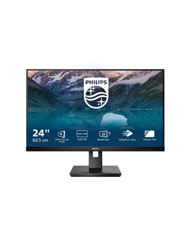 Philips S Line 242S9JML/00 Monitor PC 60,5 cm (23.8) 1920 x 1080 Pixel Full HD LCD Nero