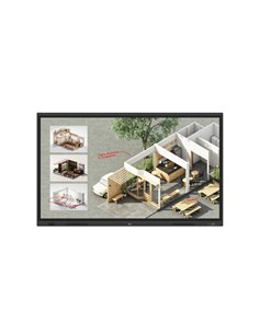 LG CreateBoard Standard lavagna interattiva 165,1 cm (65) 3840 x 2160 Pixel Touch screen Nero