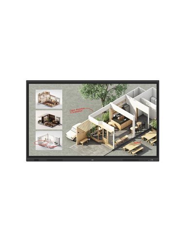 LG CreateBoard Standard lavagna interattiva 165,1 cm (65) 3840 x 2160 Pixel Touch screen Nero