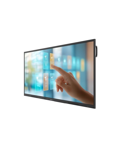 Philips 65BDL4252E Pannello piatto interattivo 165,1 cm (65) LCD Wi-Fi 400 cd/m² 4K Ultra HD Nero Touch screen Processore integr