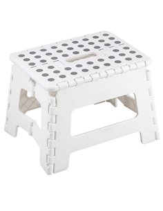 Sgabello Clic Clac basso bianco 30x22x22cm S1407115/B King Collection SCALE E TRABATTELLI