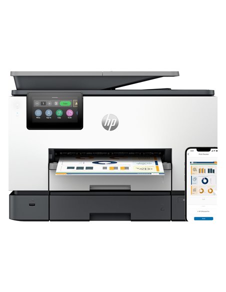 HP OfficeJet Pro 9130b Wireless All-in-One Colore Stampante, Stampa fronte/retro, fotocopiatrice, scanner