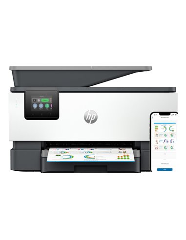 HP OfficeJet Pro 9120b Wireless All-in-One Colore Stampante, Stampa fronte/retro, fotocopiatrice, scanner