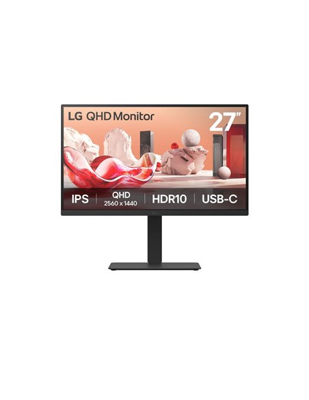 LG 27BA75QB-B.AEU Monitor PC 68,6 cm (27) 2560 x 1440 Pixel Wide Quad HD LED Nero