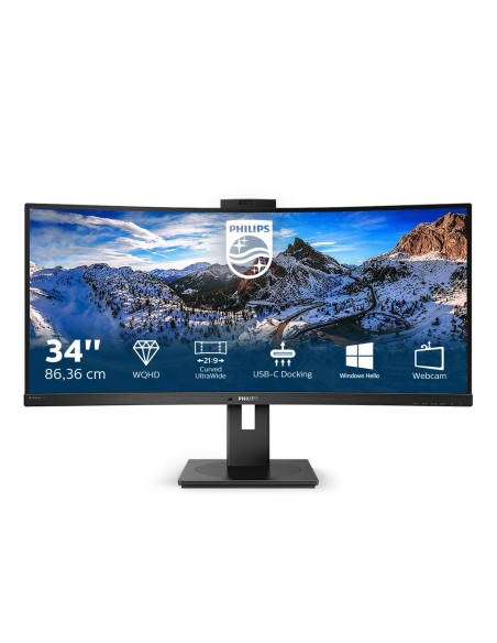 Philips P Line 346P1CRH/00 Monitor PC 86,4 cm (34) 3440 x 1440 Pixel UltraWide Quad HD LED Nero