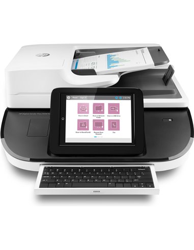 HP Flow 8500 fn2 Scanner a piano e ADF 600 x 600 DPI