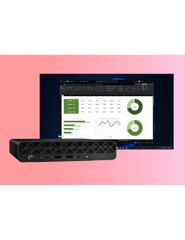 HP ProDesk 4 Mini G1i AI Intel Core Ultra 5 225T 8 GB DDR5-SDRAM 512 GB SSD Windows 11 Pro Mini PC AI PC Nero