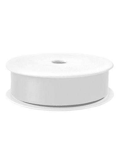 Nastro doppio raso 25mm x 50mt bianco 029 Brizzolari 029632029 BRIZZOLARI NASTRI-FIOCCHI-STELLE