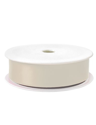 Nastro doppio raso 25mm x 50mt avorio 810 Brizzolari 029632810 BRIZZOLARI NASTRI-FIOCCHI-STELLE