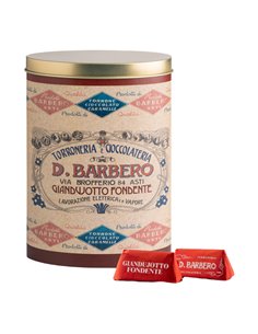 Gianduiotti gusto fondente in scatola di metallo Barbero - prodotto stagionale METALGF D. Barbero CARAMELLE-CIOCCOLATINI-CHEW...