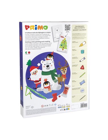 Calendario dell'Avvento Primo 0121DARIO PRIMO ACCESSORI DIDATTICI E LAVORI MANUALI