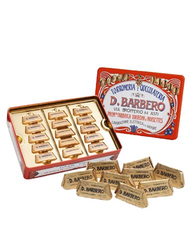 Gianduiotti gusto classico in scatola di metallo 115gr Barbero - prodotto stagio METGIAN115 D. Barbero PASTICCERIA E STRENNE