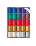 25 rocche nastro liscio 6800 10mmx10mt colori assortiti natale Brizzolari 00307900