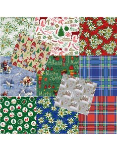 Rotolo carta regalo 2x0,70mt fantasie assortite natale Sadoch GR3J1NAT 2