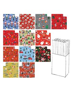 Rotolo carta regalo natale Bambini 3x1mt colori assortiti Sadoch R3M01NT2