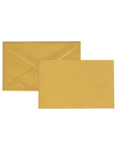 Biglietto Natale semplice neutro c/busta 9x14cm oro Sadoch 2100ORO