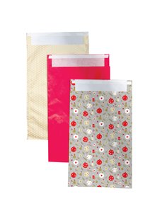 Blister 2pz sacchetto carta c/patella adesiva 36x50+5cm fantasie natale assortit RX3PK36NAT