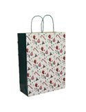 Blister 25 shopper in carta 22x10x29cm Xmas Candy Mainetti 095597