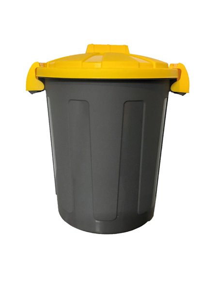 Contenitore portarifiuti Dusty 25Lt c/coperchio giallo 105/25-GIA