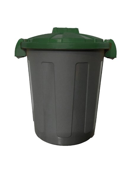 Contenitore portarifiuti Dusty 25Lt c/coperchio verde 105/25-VES