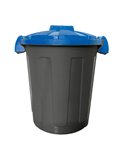 Contenitore portarifiuti Dusty 25Lt c/coperchio blu 105/25-BLB