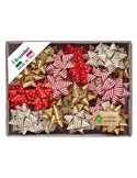 50 stelle nastro ecocarta 15mmxØ6,5cm fantasie assortite natale Brizzolari 024670S2