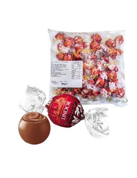 Busta 1kg Lindor Latte Lindt - prodotto stagionale LIBOL Lindt CARAMELLE-CIOCCOLATINI-CHEWING GUM