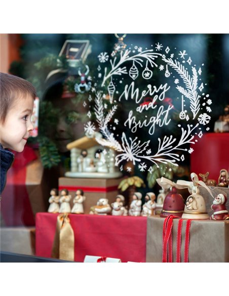 Set 3 stencil su foglio A2 a tema "NATALE" Securit WD-3A2-XM